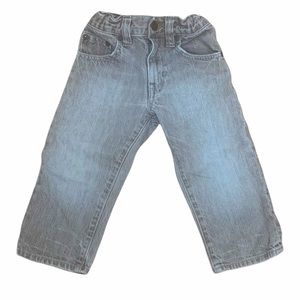 baby GAP Tan Denim Pants Adjustable Waist Toddler 2T